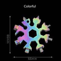【❁】 bjuegj ประแจขันไขควงอเนกประสงค์ขนาด18ใน1บัตรเครื่องมือหลายชนิด1 Pcแสตนเลสหลายชุดเครื่องมือเครื่องมือแกดเจ็ต