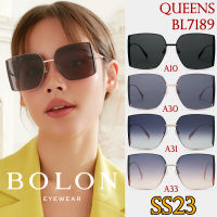 SS23 BOLON แว่นกันแดด รุ่น Queens BL7189 A10 A30 A31 A33 เลนส์ Nylon [Acetate] แว่นของญาญ่า แว่นของเจเจ โบลอน กันแดด แว่นตา