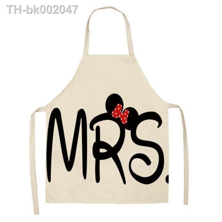 valentines-day-gifts-women-couples-kitchen-aprons-unisex-party-cooking-bibs-cotton-linen-pinafore-cleaning-tools-apron-for-men