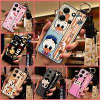 protective Cartoon Phone Case For infinix Note30i 4G/X6716 Kickstand Back Cover Waterproof Soft case Wrist Strap Cute