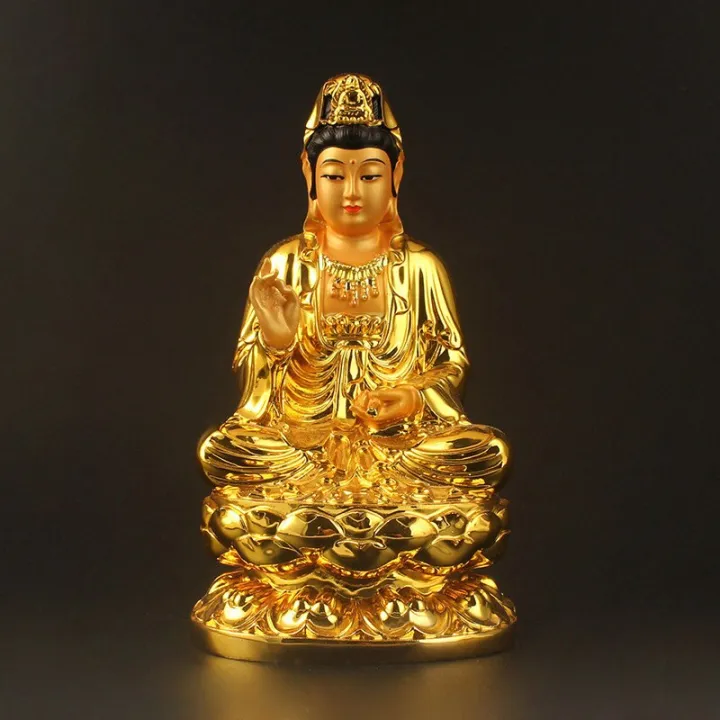 China Prince Buddha Small Buddha Statue Water Glazed Solemn Tathagata