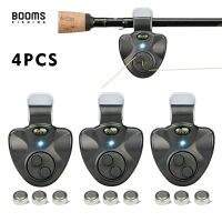 Booms Fishing E01 Fish Bite Alarm Electronic Buzzer on Fishing Rod with Loud Siren Daytime Night Indicator with LED Light