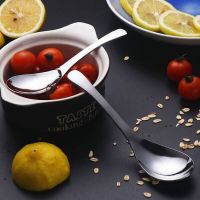 Hot Selling Tableware 304 Stainless Steel Spoon Food Grade Dinner Spoon Table Spoon Dessert Spoon Set Reusable Dinnerware Easy To Clean