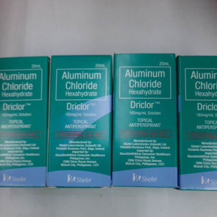 Driclor (Aluminum Chloride Hexahydrate) Lazada PH