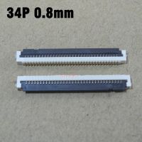 1-10PCS Notebook Keyboard LCD Cable FPC 34P Connector 0.8 MM Spacing 34 Pin Flip Touch Keyboard Signal Cable Socket