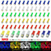 70Pcs รถ T10 5050-SMD LED แผงหน้าปัด Cluster Indicator Dash Light Bulb