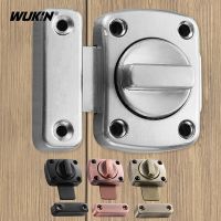 Left And Right Latch Zinc Alloy Door Buckle Push-pull Door Lock Thickened Rotating Sliding Bolt Cabinet Closer Home Hardware Door Hardware Locks Metal