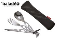 ชุดช้อนส้อมมีด BALADEO Basecamp Cutlery set EC0112