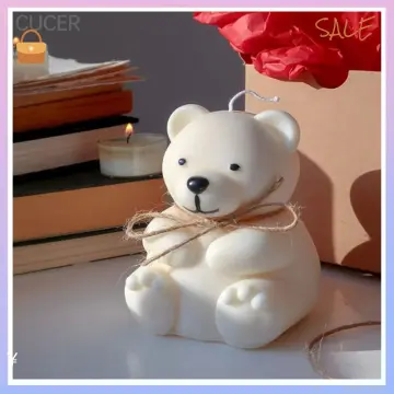 Cute Bear Silicone Mold Mini bear mold for Candle Making DIY