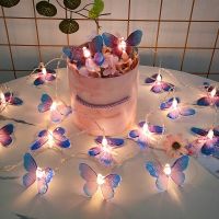 MA1MBB 1.5M Butterfly Lights 10LED Fairy String Decoration Baby Shower Wedding Birthday Party Room Light Home Decor