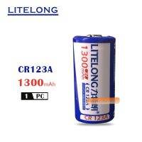 【Hot ticket】 จัดส่ง LITELONG CR17335ลิเธียมแบบชาร์จไฟได้3V กล้องลิเธียม16340 1300Mah