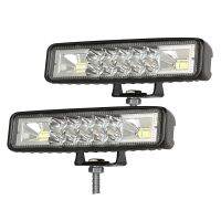 6 Inch Car LED Light Bar, 120W Spotlight, 6000K Daylight White, Off Road Fog Light for Truck Car Motorcycle Boat, 2 Pack