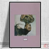 ☏ โปสเตอร์ผ้าใบพิมพ์ลายดาว Ariana Grande Pop แบบไม่มีกรอบสําหรับตกแต่งผนังบ้าน