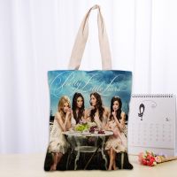 【jw】☏▧  Little Liars Tote Shopping Reusable Large Canvas Fabric Shoulder Grocery