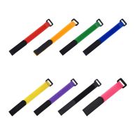 5Pcs Nylon Cable Organizer Wire 25x2cm Reusable T-Type Household Cord Management Ties Straps Portable Cycling Fastening Bands