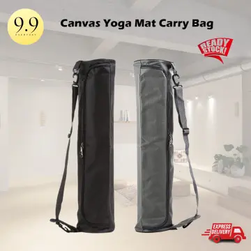 Large Canvas Yoga Mat Bag with Multiple Compartments – Perfect for Storing  All Your Yoga Mat Backpacks