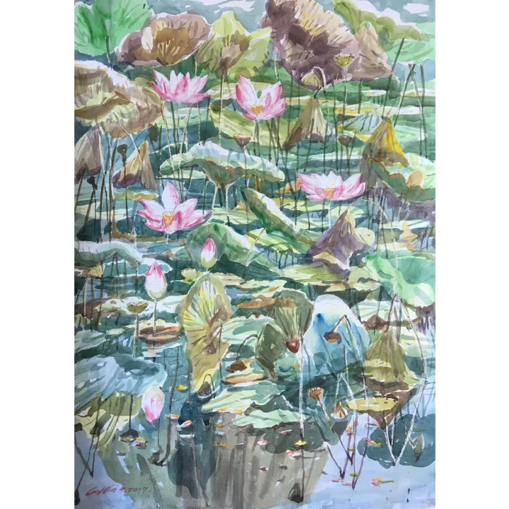 Watercolor Masterpiece Painting Lazada