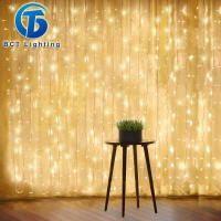 20213M 300Leds Curtain Light 220V String Lights Fairy Festoon For Garland Xmas Window Christmas Wedding Ramadan Home Decoration