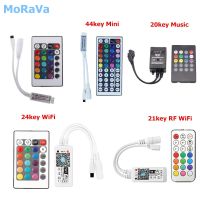 【❉HOT SALE❉】 122cc store Morava 24key Led 44key ตัวควบคุมตัวรีโมท Ir เพลง Wifi ตัวควบคุมไฟ Led Rgb แบบไร้สายสำหรับแถบไฟ Led Rgb 2835 5050