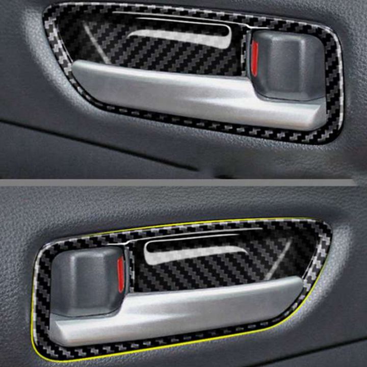 car-carbon-interior-mouldings-inner-door-handle-bowl-panel-decoration-cover-trim-for-toyota-corolla-cross-2021-2022-rhd