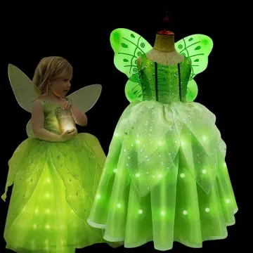 LED Flower Fairy Costume with Fairy Wings