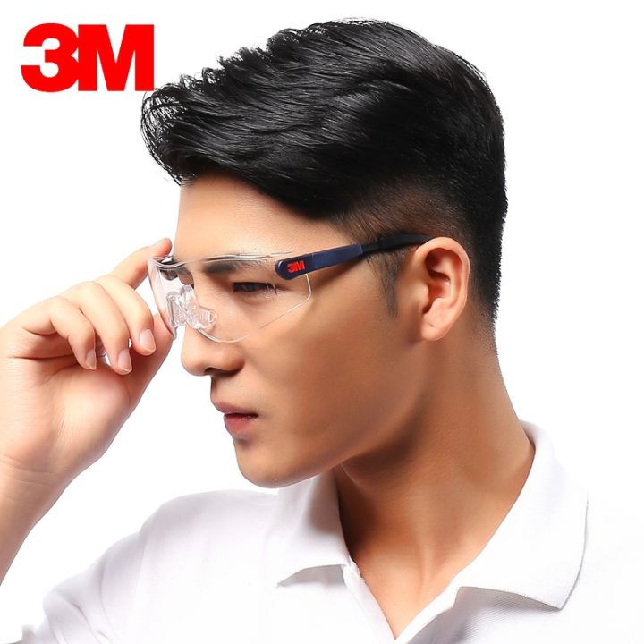 3m-goggles-windproof-sand-dustproof-anti-shock-mens-riding-labor-protection-anti-splash-transparent-windproof-protective-glasses