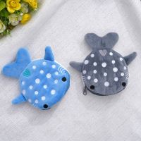 Cartoon Cute Whale Shark Coin Purse Kawaii Wallet Portable Plush Coin Bag Key Earphone Coin Organizer Pouch Zipper Bag kids Gift