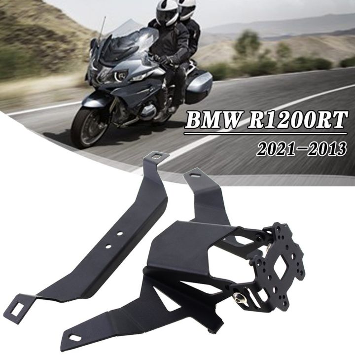 รถมอเตอร์ไซค์ฐานยึดอุปกรณ์นำทางใหม่สำหรับ-bmw-r-1200-rt-r1200rt-2010-2013ระบบนำทาง-gps-ที่วางโทรศัพท์ชาร์จ-usb