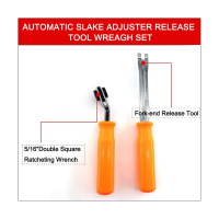 2 PCS Automatic Slack Adjuster Release Tool and Wrench for Air Brake System Adjustments