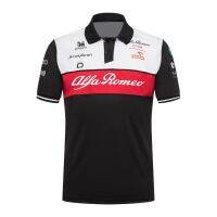 F1 Racing Clothing Motorcycle Off-Road Speed Surrender Alpha Romeo Botas Zhou Guanyu Short-Sleeved POLO Shirt Customized Team