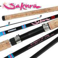 คันเบ็ดตกปลา WEEBASS รุ่น SAKURA (ซากุระ) 10-30G คันสปิ๋ว ตกปลาเกล็ด