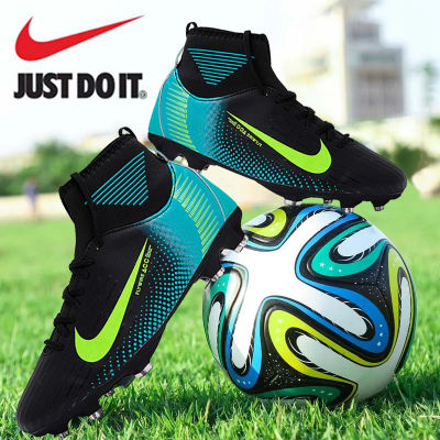 Nike＿spot รองเท้าฟุตบอลผู้ชายกีฬารองเท้าฟุตบอลลื่นกีฬารองเท้าวิ่งรองเท้าฟุตบอลคลาสสิกขนาด 39-45