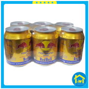 Lốc 6 Lon - Nước Uống Tăng Lực RedBull Lon 250ml Bò Cụng Thái