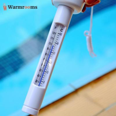 สระว่ายน้ำเครื่องวัดอุณหภูมิแบบลอยตัวอ่างอาบน้ำร้อนในสปาบ่อปลาเครื่องวัดอุณหภูมิ
