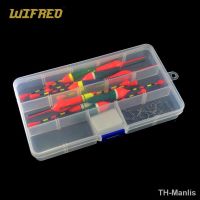 ✚☫❍ 10PCS Mixed Color Fishing Float Buoy Bobber Pond Fishing Tackle with Free Tackle Box Hooks Combo