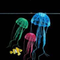 【lz】▧☂㍿  Glowing Effect Artificial Jellyfish para Fish Tank mini ornamento submarino decoração do aquário 1pc