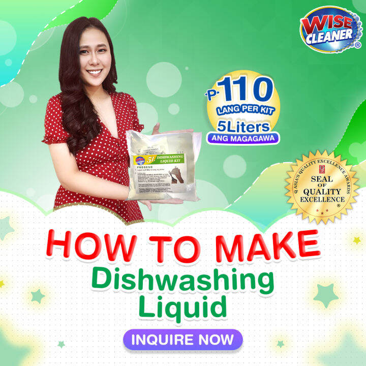MINI DISHWASHING LIQUID KIT WISE CLEANER Lazada PH