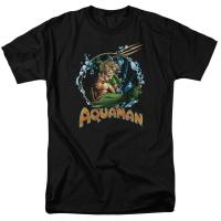 เสื้อยืดโอเวอร์ไซส์เสื้อยืด พิมพ์ลายการ์ตูน Aquaman Ruler Of The Ocean Atlantis Superhero 2023 อเนกประสงค์ DIYS-4XL  QFCR