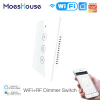 Moes House WiFi Smart Dimmer Light Switch APP Remote Control Works with Amazon Alexa and Google Home IFTTT Smart Home System