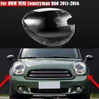 ฝาครอบไฟหน้ารถไฟฉายคาดศีรษะโป๊ะโคมฝาปิดเลนส์ที่บังแดดสำหรับ BMW MINI Countryman R60 2011 ~ 2016