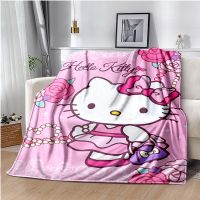 【CW】℡  Cartoon Saniro Kawaii Throws Blankets kids Super Soft Warm Blanket for Couch Sofa Bed