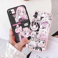 Cute Kawaii Japanese Girl Case For Huawei P Smart 2019 2021 P20 P30 P40 Lite E Y8P Y7P Y9 Prime Y7 Y6 Honor 20 Pro 10 9X Cover