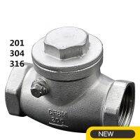 1/4" 3/8" 1/2" 3/4" 1" 2"-4" BSPT 201 304 316 Stainless Steel  One Way No-return Check Swing Horizontal Valve Hard or Soft Seal