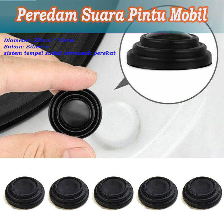 Peredam Suara Pintu Mobil Kedap Suara Silikon Karet Shock Absorber ...