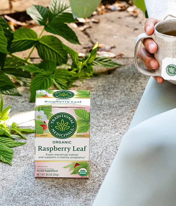 Traditional Medicinals Organic Raspberry Leaf Caffeine Free 16 Wrapped Tea Bags Lazada Ph 1266