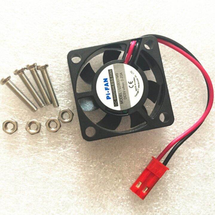 2pin Power Connector 0.2a Current Silent Cooling Fan Raspberry Pi 3 ...