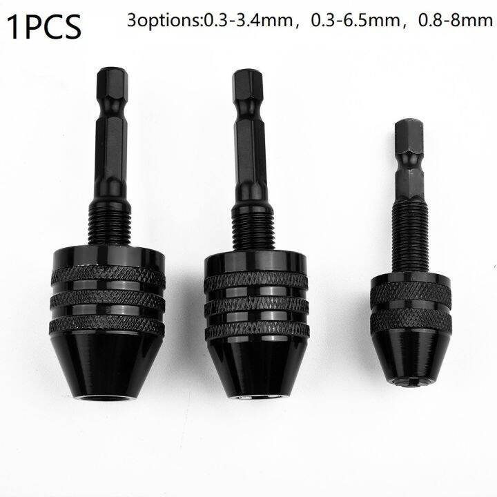 keyless-chuck-conversion-hex-shank-adapter-drill-bit-quick-change-driver-1-4-quot-hex-shank-quick-change-converter-power-tools