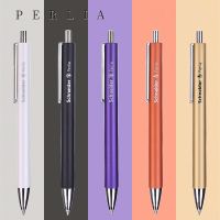 1ชิ้นเยอรมัน Schneider Perlia 0.5มม. ปากกาหมึกเจลกดธุรกิจปากกาเซ็นชื่อแกนเปลี่ยนได้ปากกาเรซิ่นเขียนลื่นมี5สีให้เลือก