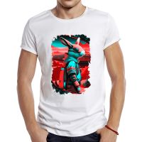 2023 Mens New galaxy bunny Design Short Sleeve T Shirt Cool Printed Tops Hipster Tee| |   - AliExpress