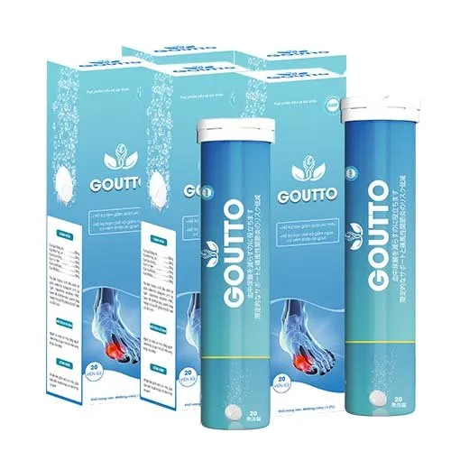 Goutto Set Of 5 Genuine Japanese Effervescent Tablets For Gout